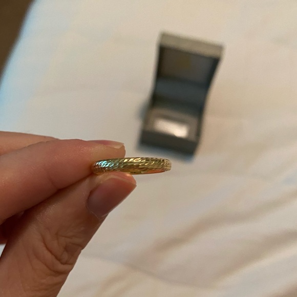 Bony Levy 14k Yellow Gold Detailed Ring Womens Size 7 - Picture 7 of 8
